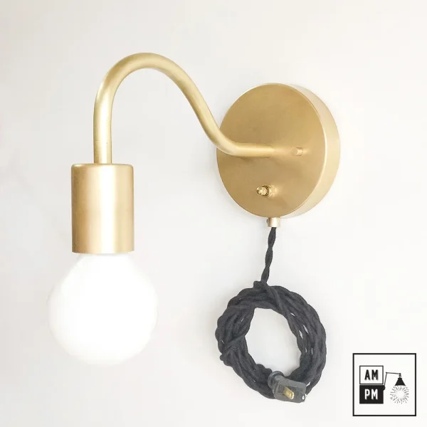 Mid-century-collection-wall-lamp-Grange-A3K007-Brushed-Brass