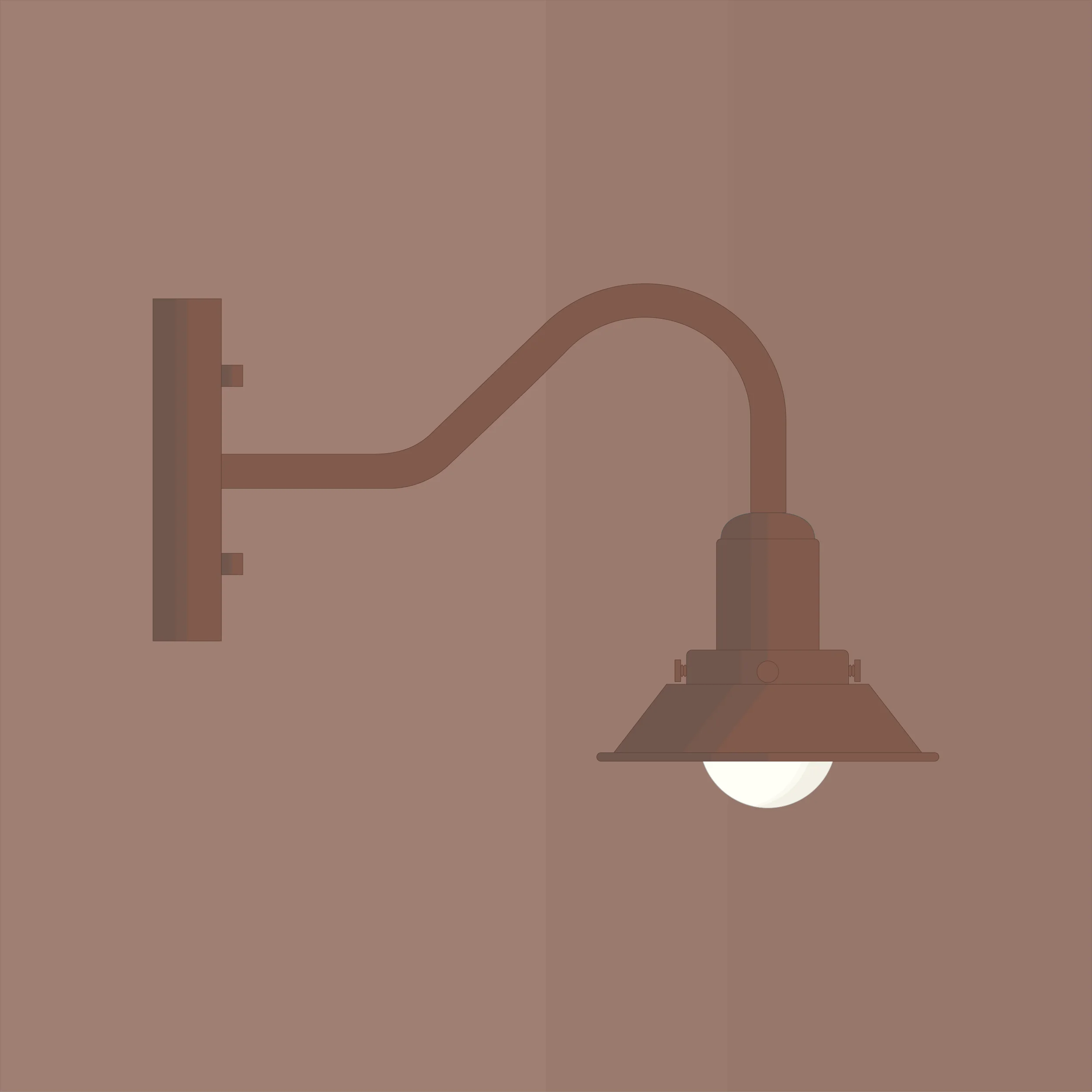 Mid-century-lamp-wall-sconce-Mini-mini-A3K025-Antique-Copper
