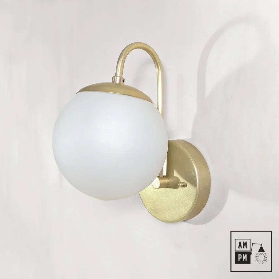 Mid-century-lamp-wall-sconce-Pedoncule-A3K057-Brushed-Brass-3