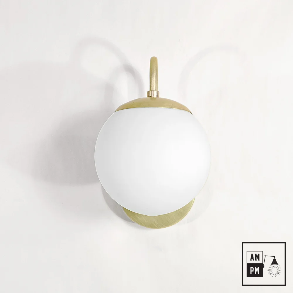 Mid-century-lamp-wall-sconce-Pedoncule-A3K057-Brushed-Brass