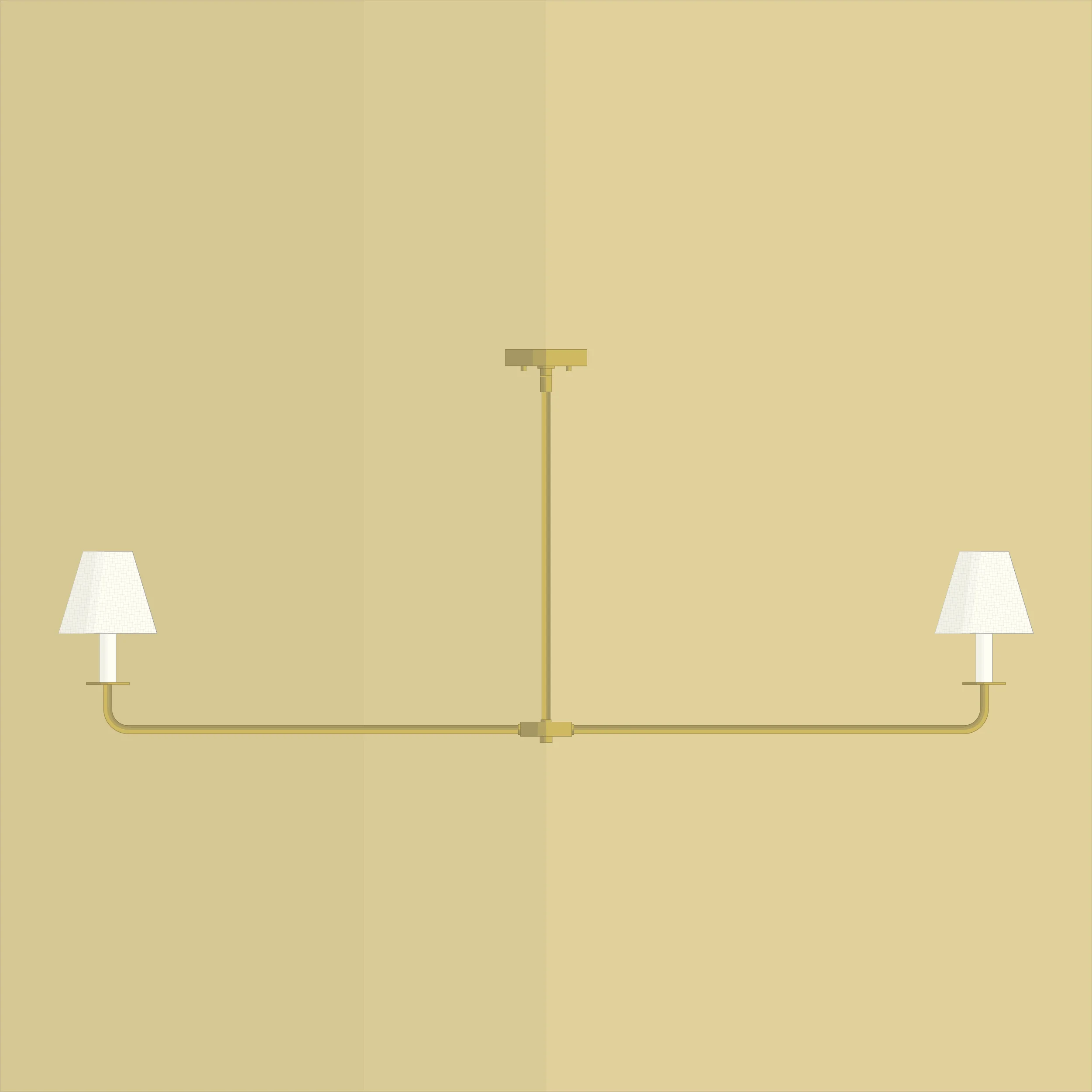 Luminaire-pendentif-fixe-victorien-Mid-century-Annabella-A9C020-Laiton