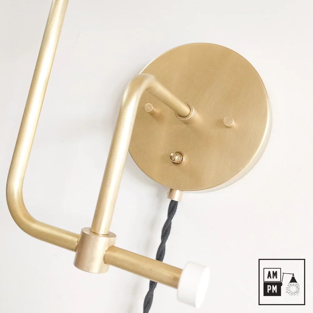 Mid-century-wall-sconce-cornerstore-A3K049-Brushed-Brass-wired-2