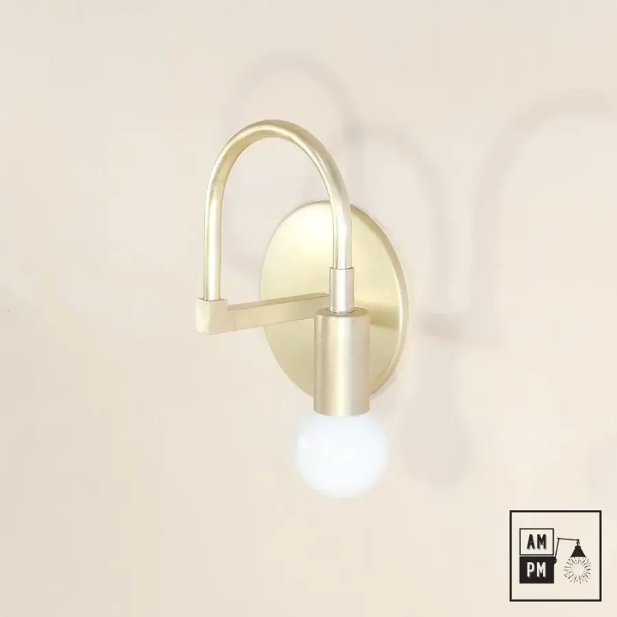 Mid-century-ceiling-lamp-wall-sconce-Eva-A4K063-Brushed-Brass-2