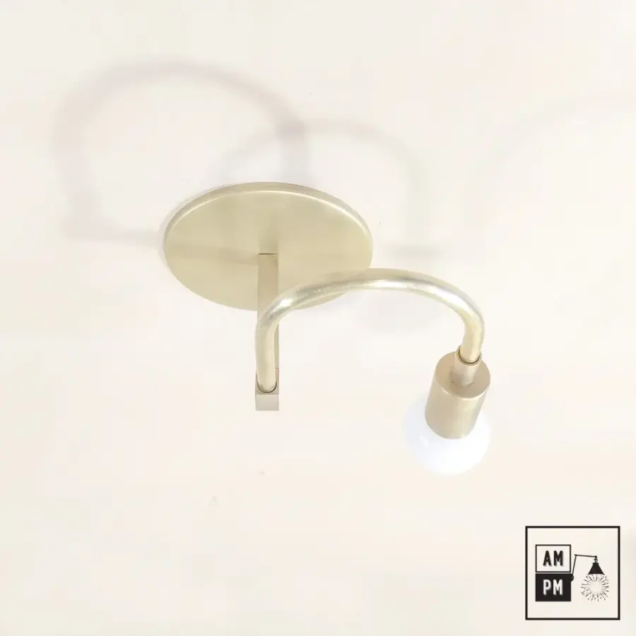 Mid-century-ceiling-lamp-wall-sconce-Eva-A4K063-Brushed-Brass-3