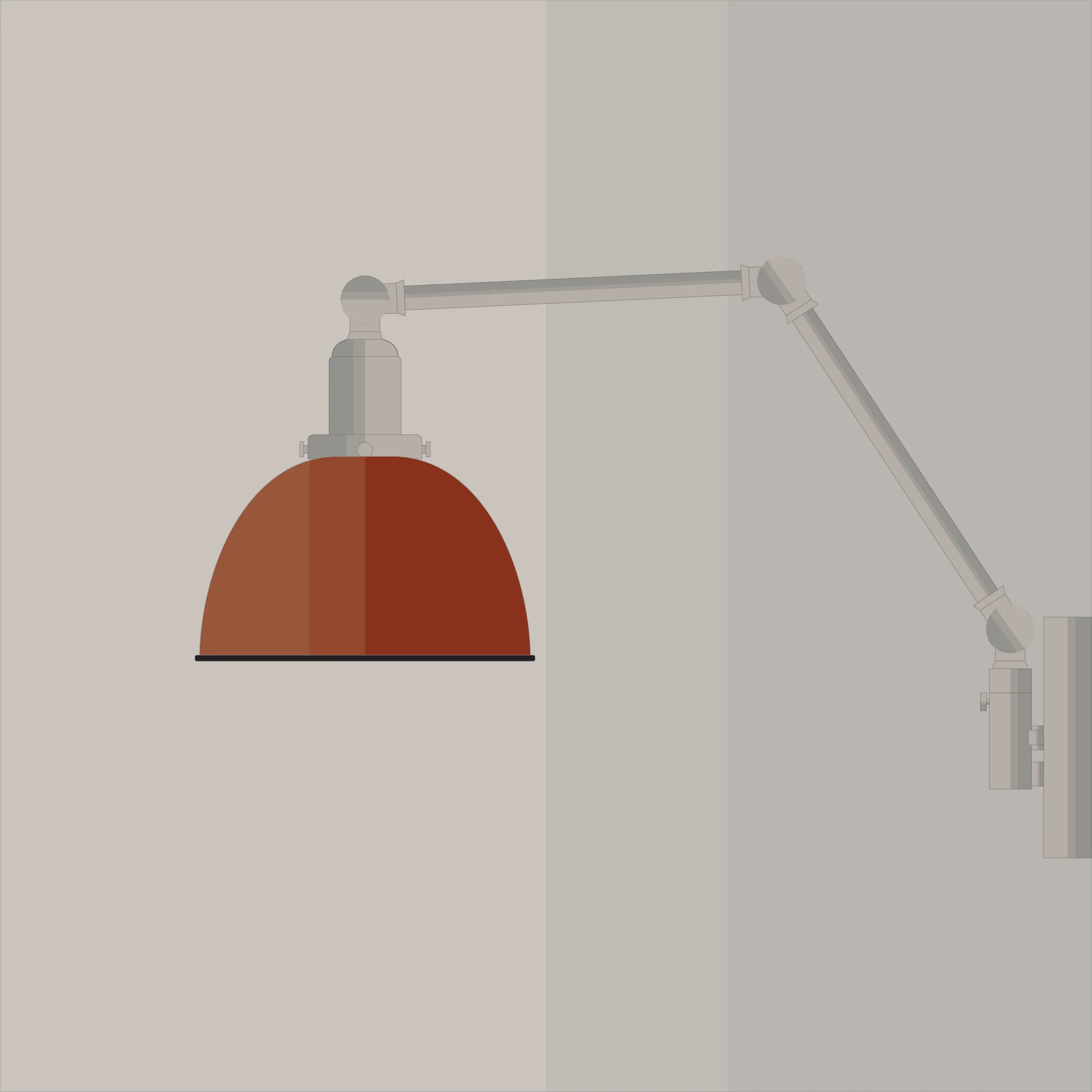 Mid-century-collection-adjustable-wall-lamp-Oprah-A5K078-Nickel