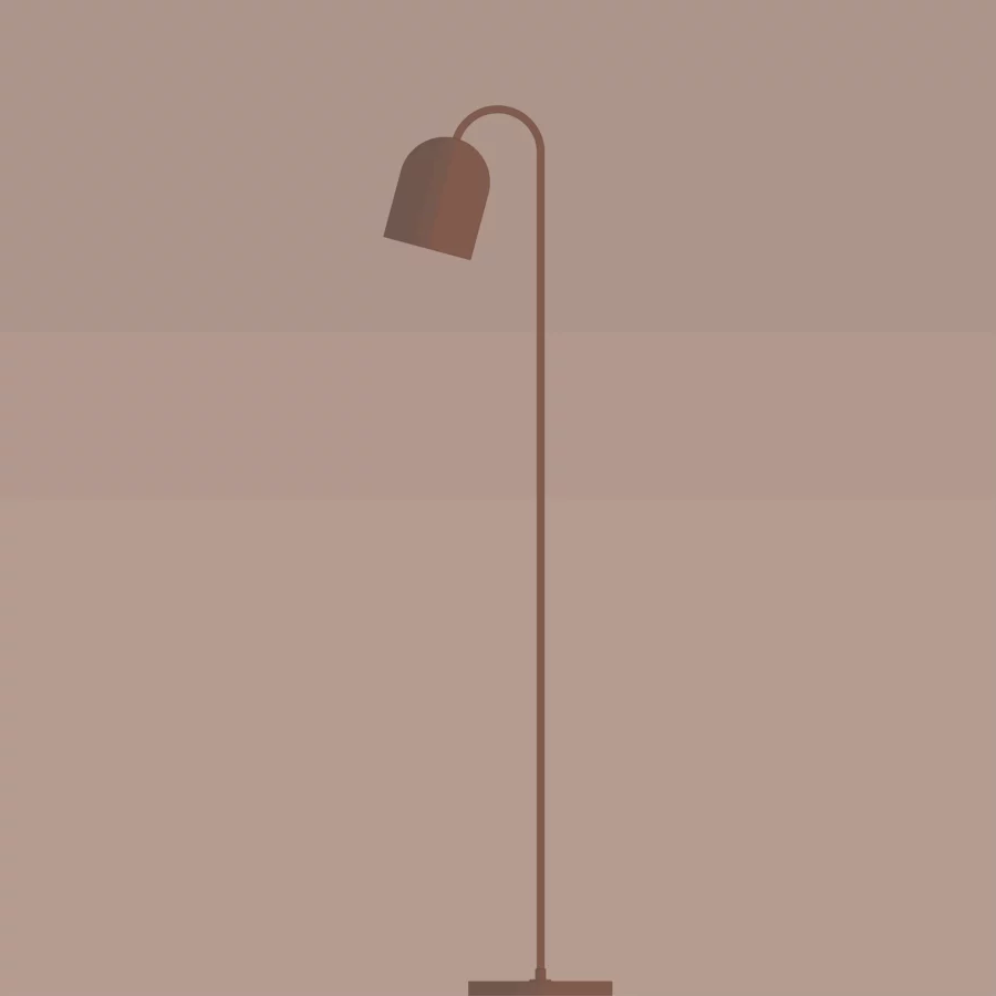 Lampe-autoportante-branchable-plancher-collection-Mid-century-TWNY-A9P022-Cuivre-Antique