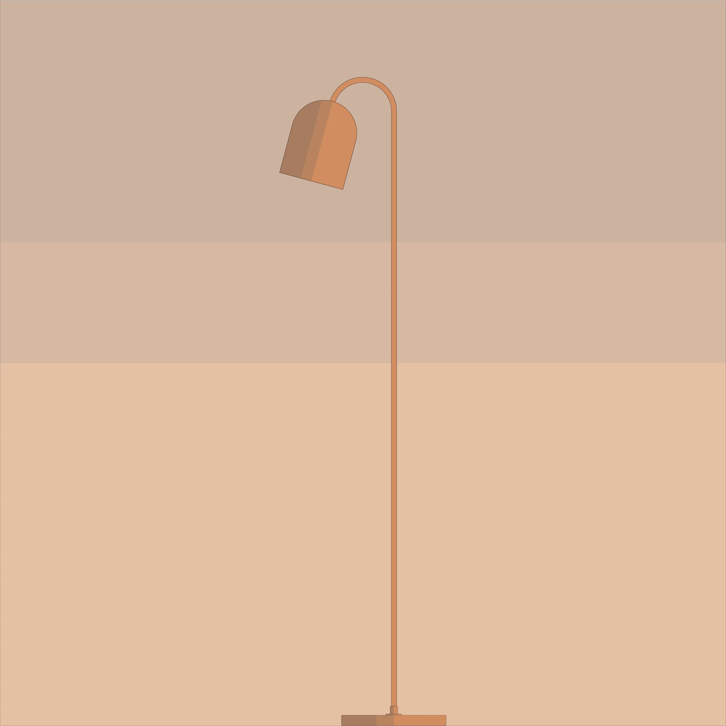 Lampe-autoportante-branchable-plancher-collection-Mid-century-TWNY-A9P022-Cuivre