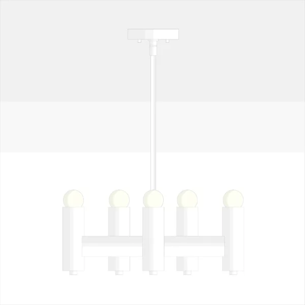 Mid-century-collection-fixed-chandelier-HDCP-A9C004-White