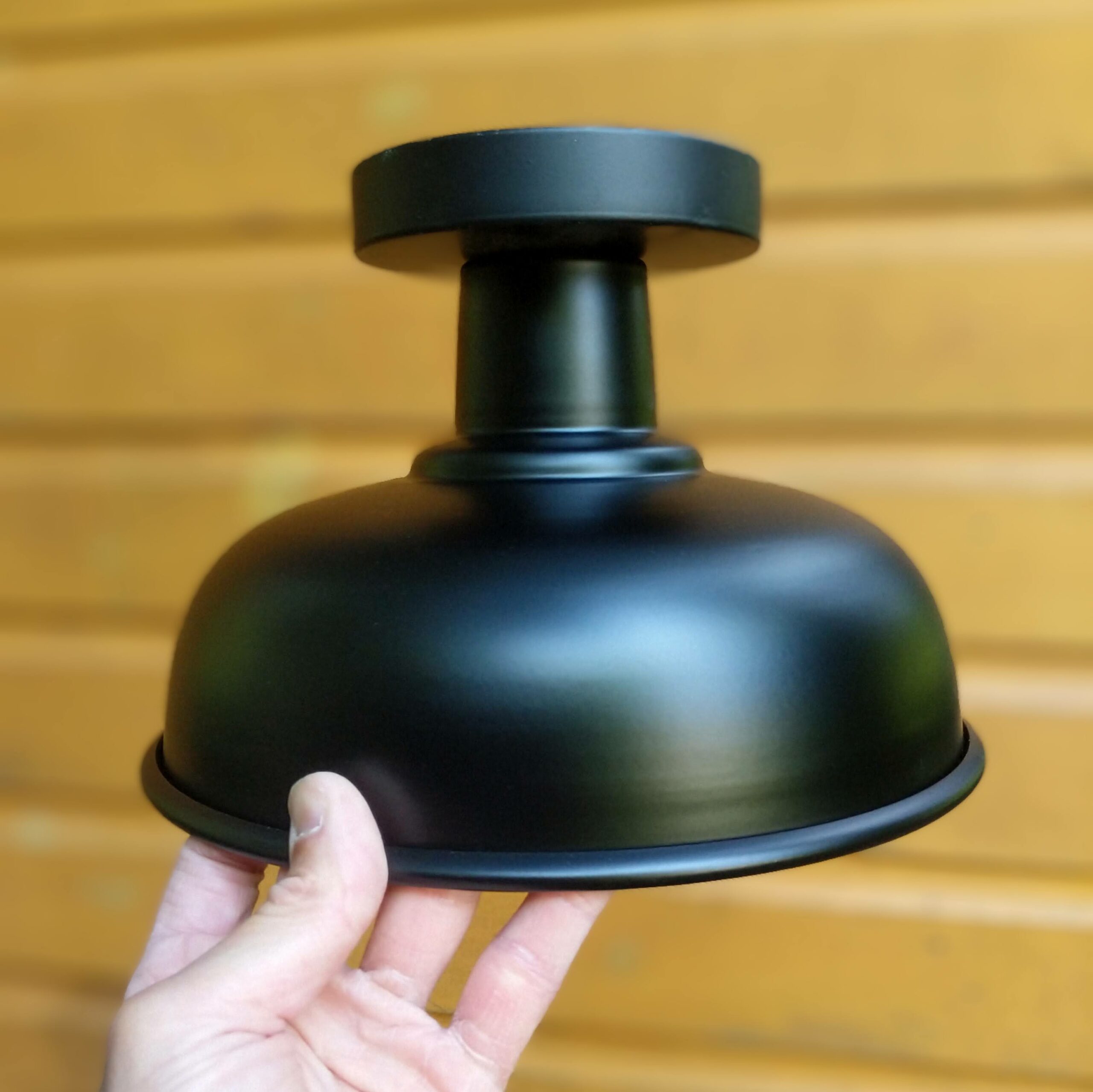 Lampe-industrielle-de-plafond-semi-flush-Barnhouse-A4C048-Noir-Mat Lampe-industrielle-de-plafond-semi-flush-Barnhouse-A4C048-Noir-Mat