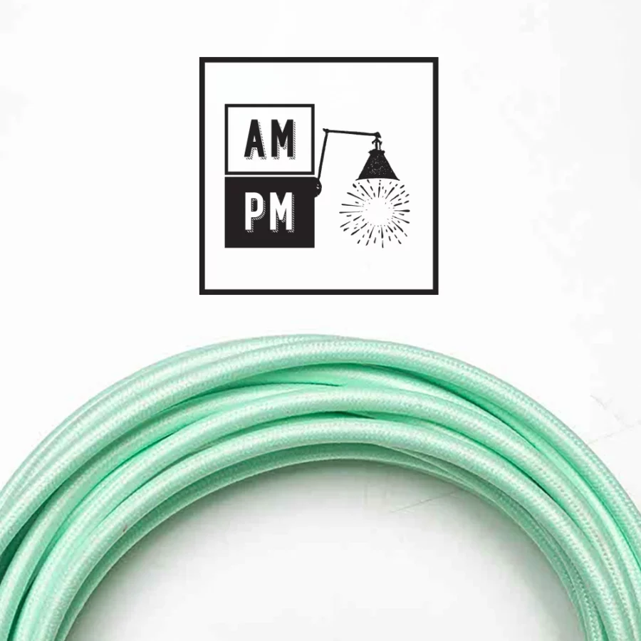 rayon-cloth-covered-electrical-wire-PMS344-minty