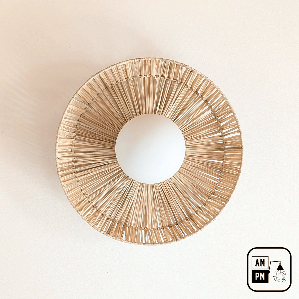 Applique-murale-organique-naturalle-feuille-tressee-bora-globe-A9W202-petit-globe