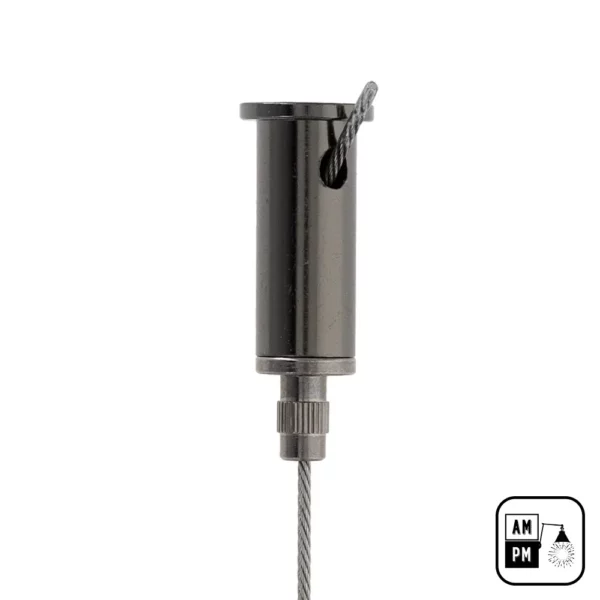 Ceiling-gripper-attachment-Stainless-steel-wire-suspension-black-nickel