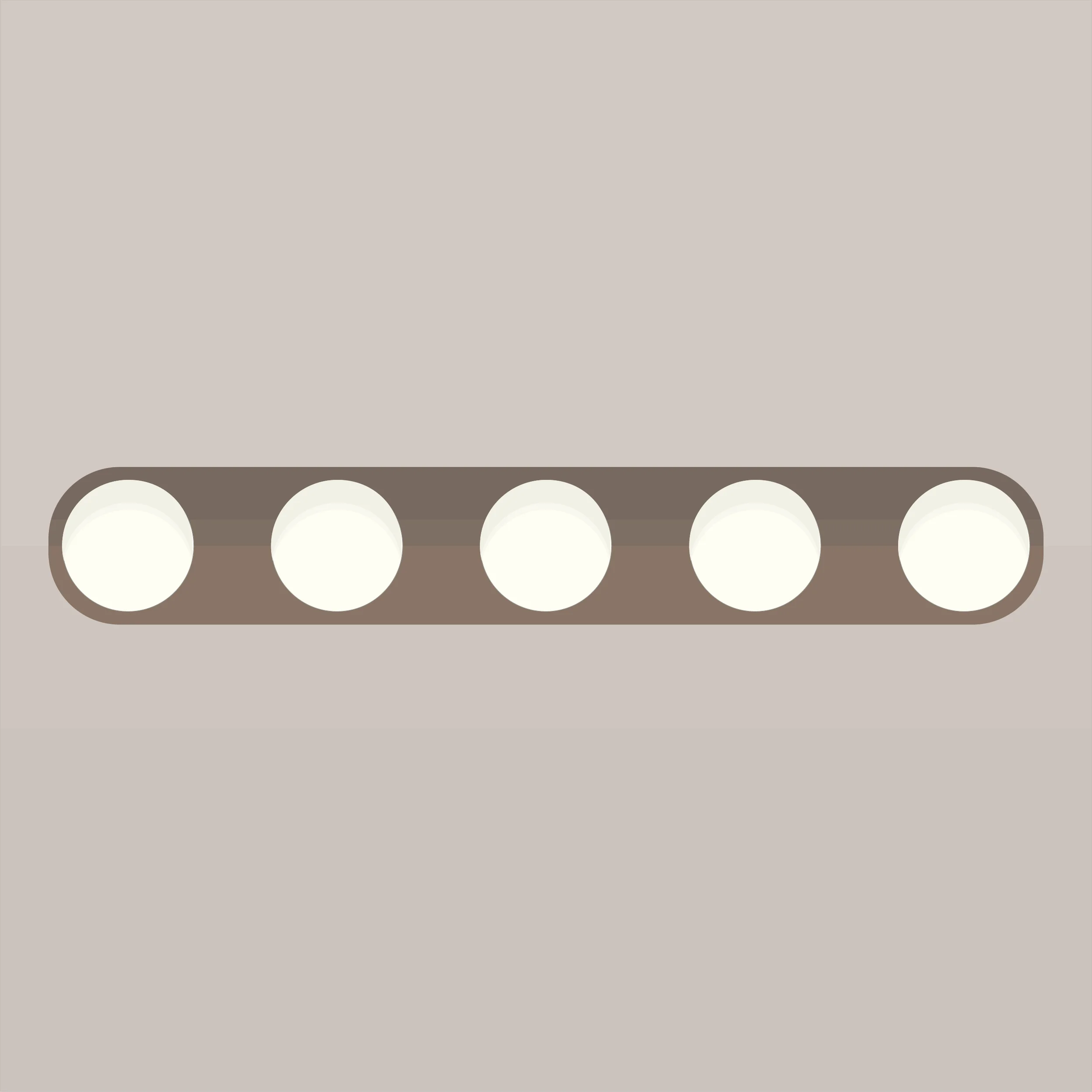 Luminaire-mural-ras-surface-collection-Mid-century-OLOX5-A9W210-Laiton-Antique