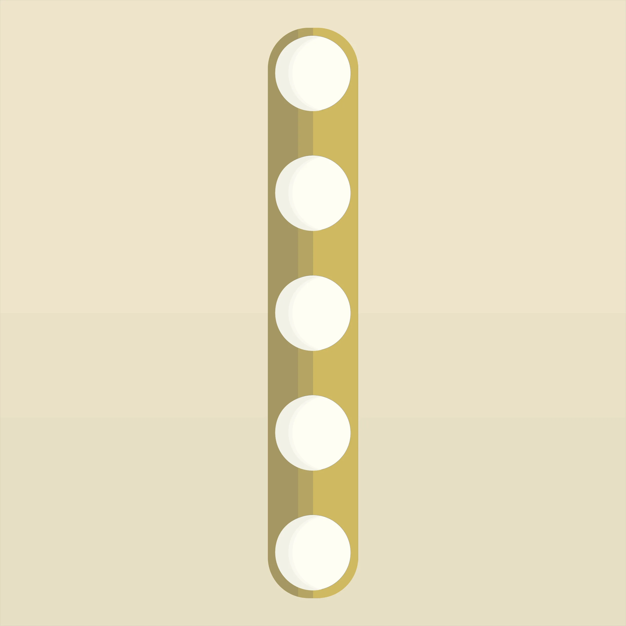 Luminaire-mural-ras-surface-collection-Mid-century-OLOX5-A9W210-Laiton