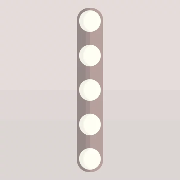 Luminaire-mural-ras-surface-collection-Mid-century-OLOX5-A9W210-Personnalisée