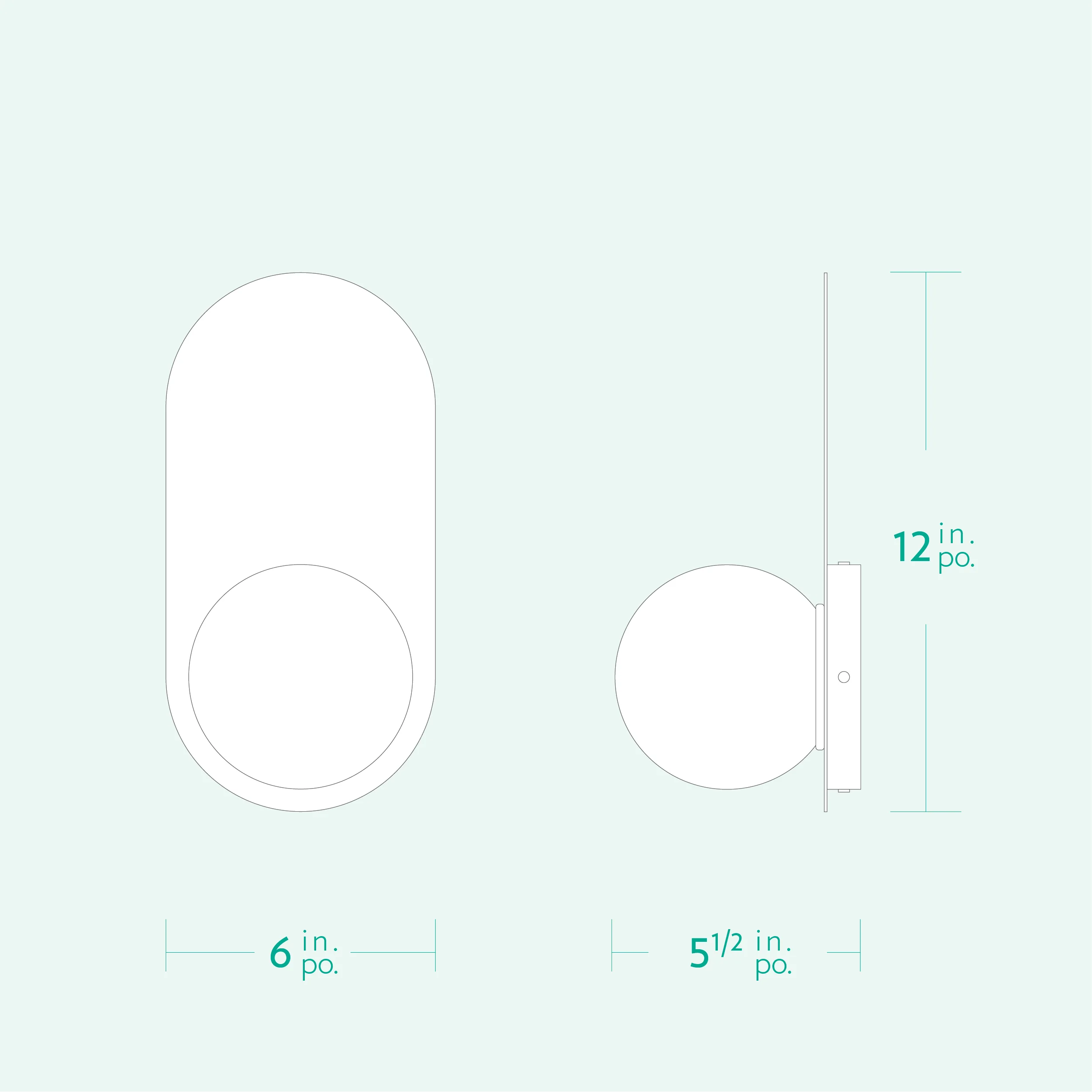 Applique-murale-collection-Mid-century-OMHL-A9W207-Specs