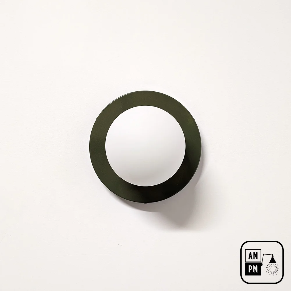 Mid-century-collection-flushmount-ODGO5-A10F080-Olive-Green Mid-century-collection-flushmount-ODGO5-A10F080-Olive-Green