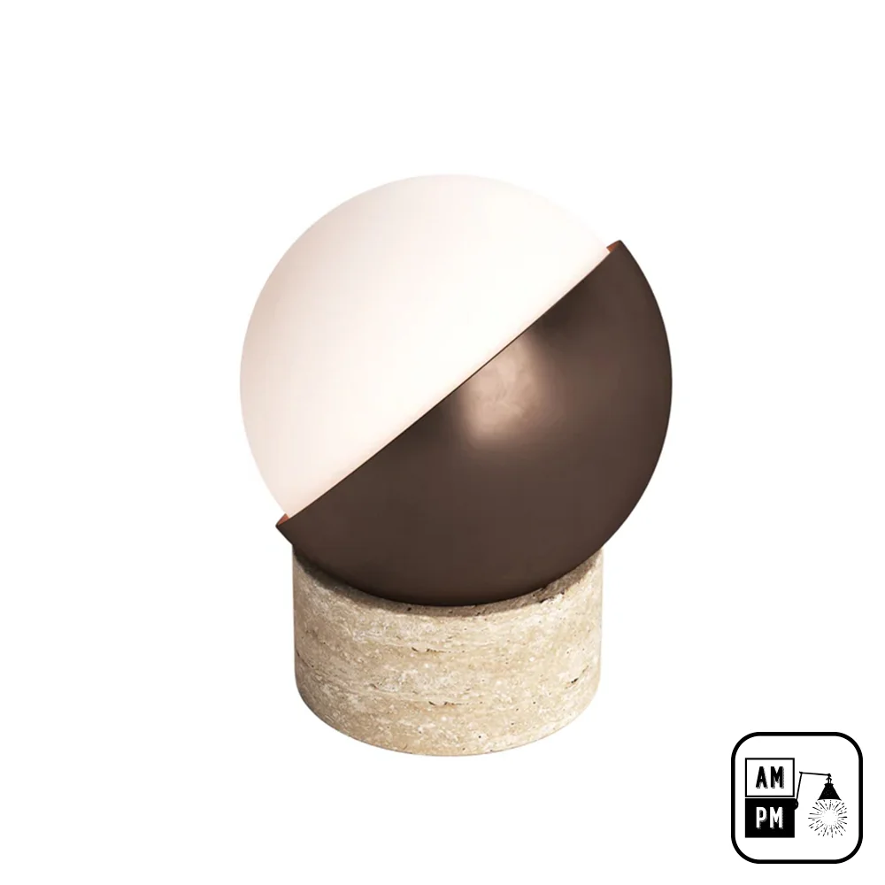 Lampe-de-table-sans-fil-Mid-century-moderne-Orb-A10B001-Bronze-Travertin-2