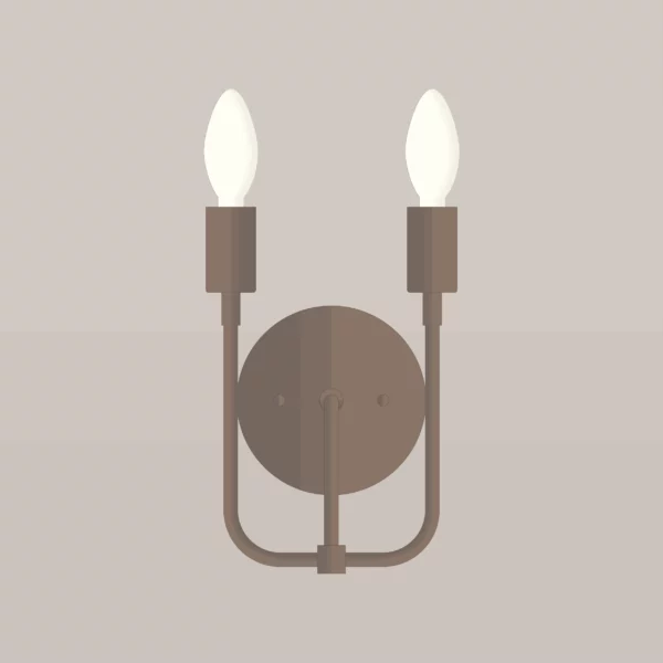 Mid-century-wall-luminaire-toro-A3K038-Antique-Brass