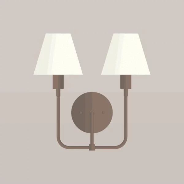 Victorian-wall-luminaire-toro-A3K038-Antique-Brass